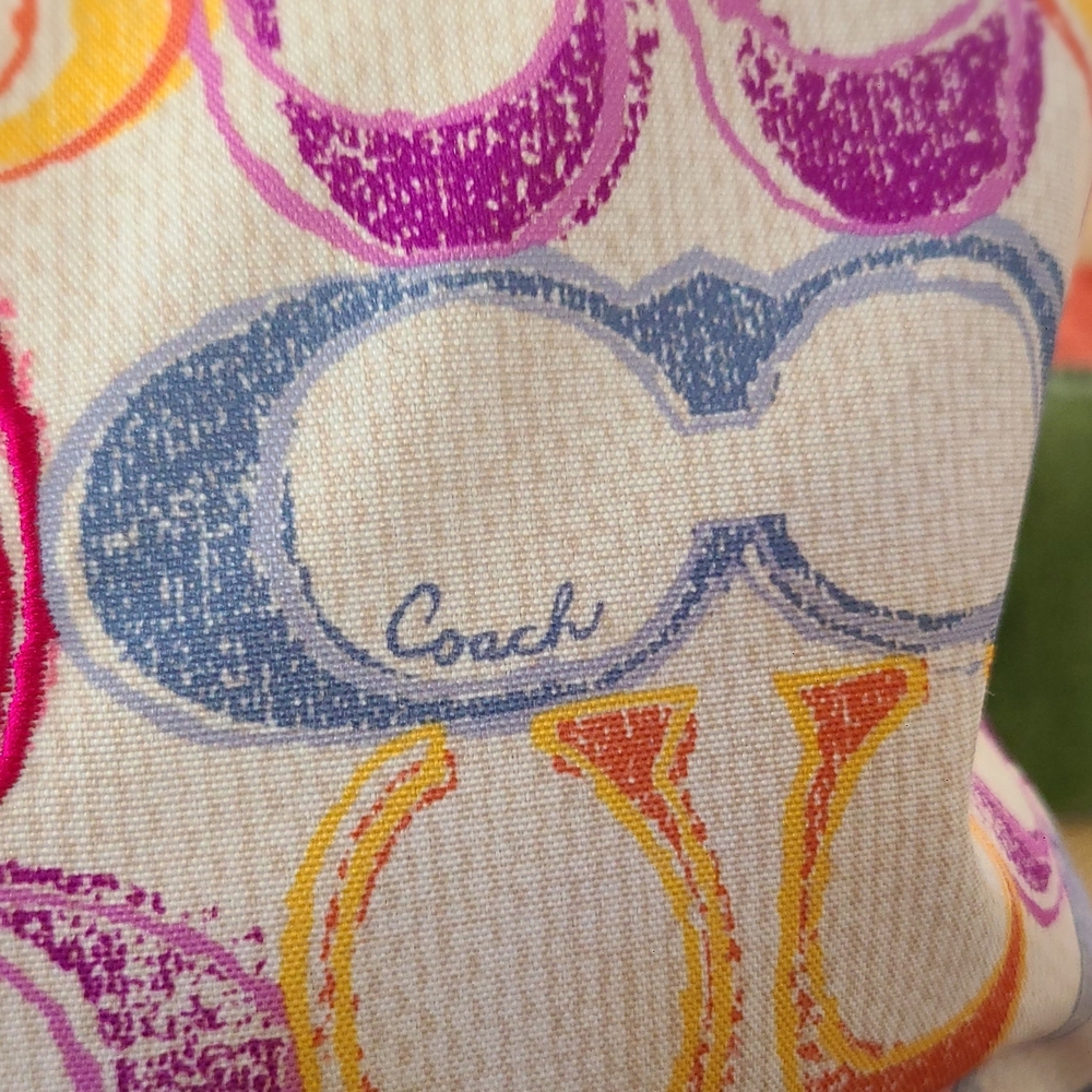 Coach Multicolor Poppy Tote - Large - Picture 10 of 11